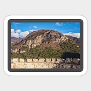 View from Beseno Castle in Trentino, Italy Sticker